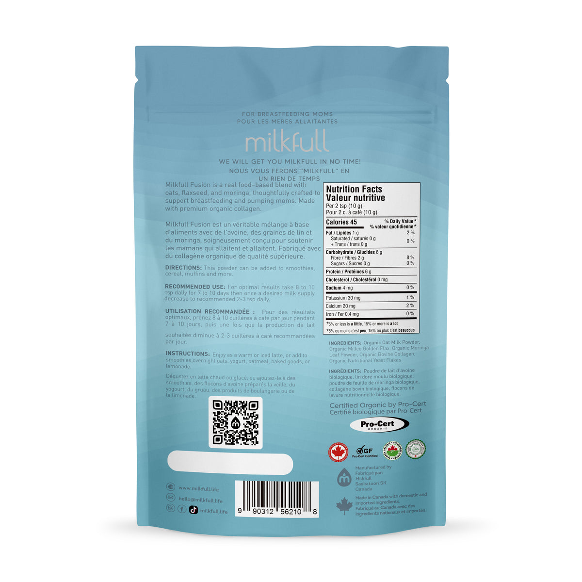 Milkfull™+ Organic Lactation Support & Nourishing Blend
