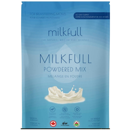 Lactation Powder for Breastfeeding Moms – Milkfull Powdered Mix (No Sugar, Organic, Gluten-Free)