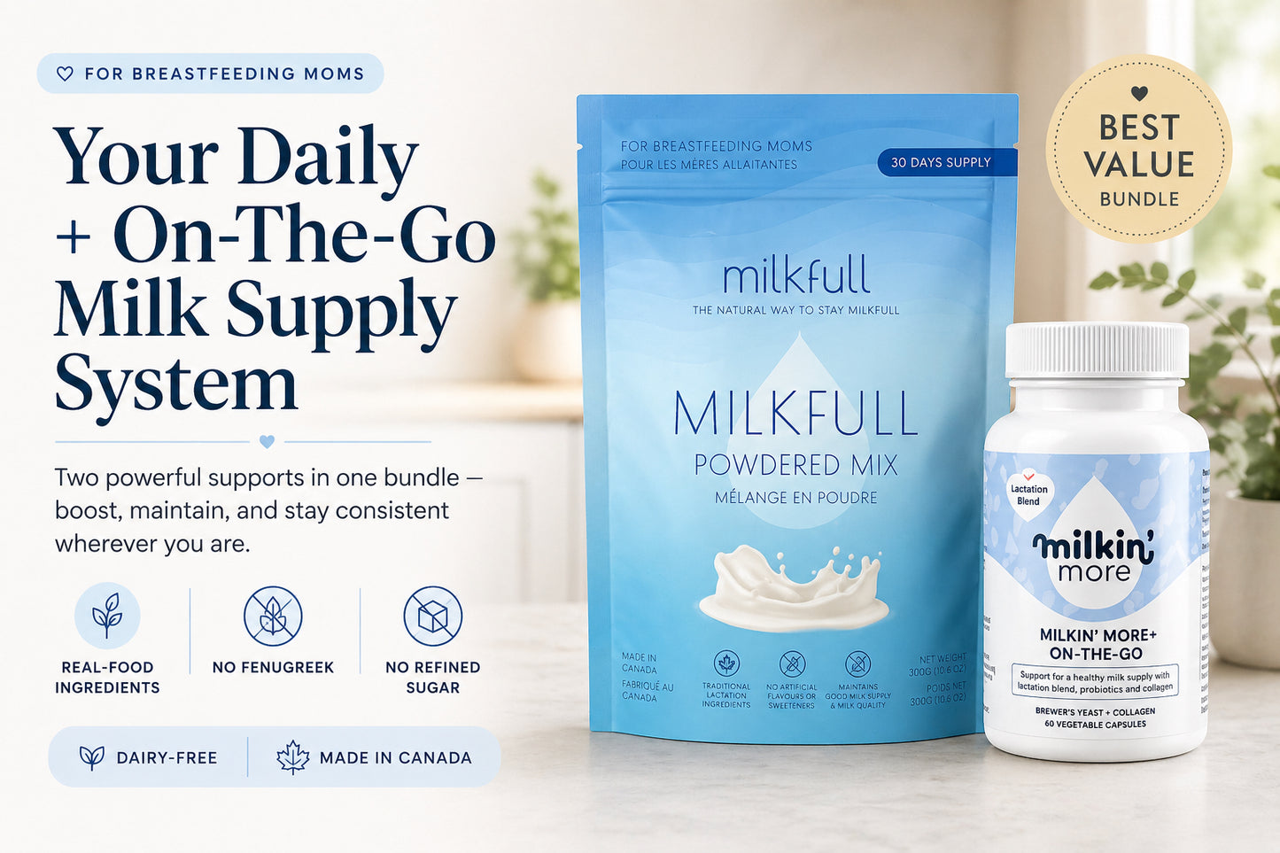 Starter Bundle - Daily Bundle for Breastfeeding Moms