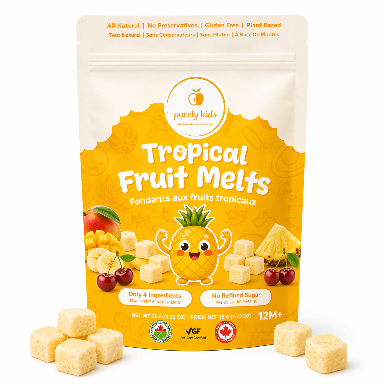 Purely Kids Organic Tropical Fruit Melts
